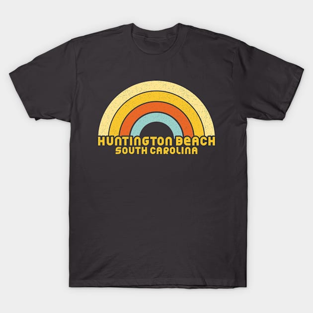 Retro Huntington Beach South Carolina T-Shirt by dk08